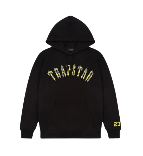 Black and Yellow Trapstar Hoodie​
